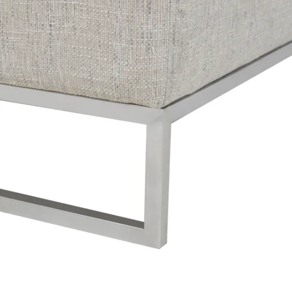Benches & Ottomans-Kirkland's Home Soft Storage Bench With Open Sides Gray