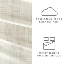 Bed Sheets-Kirkland's Home Soft Thatch 3-Pc. Twin Sheet Set Tan