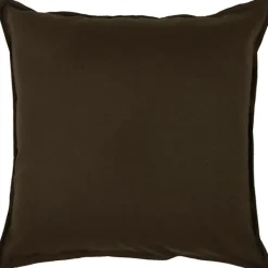 Pillows-Kirkland's Home Solid Flanged Pillow Brown