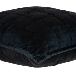 Pillows-Kirkland's Home Solid Quilted Pillow Black