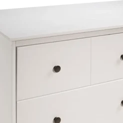 Dressers & Chests-Kirkland's Home Solid Wood 6-Drawer Dresser White