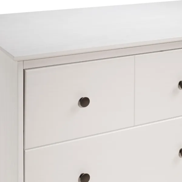 Dressers & Chests-Kirkland's Home Solid Wood 6-Drawer Dresser White