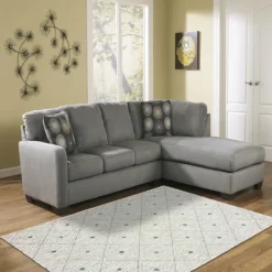 Outdoor Rugs-Kirkland's Home Solitaire Sun Shower Outdoor Area Rug, 5X8 Blue/Ivory