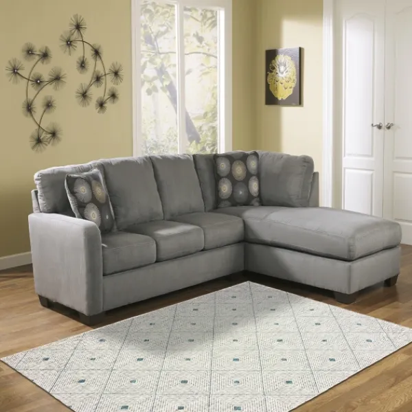 Outdoor Rugs-Kirkland's Home Solitaire Sun Shower Outdoor Area Rug, 5X8 Blue/Ivory