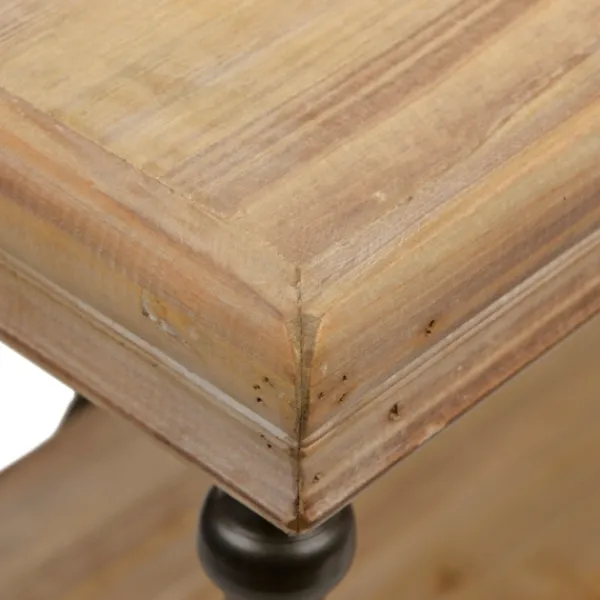 Entryway Furniture-Kirkland's Home Sonoma Two-Tier Console Table Tan