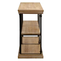 Entryway Furniture-Kirkland's Home Sonoma Two-Tier Console Table Tan