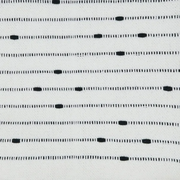 Blankets & Throws-Kirkland's Home Soot Black Textured Striped Tassel Throw White/Black
