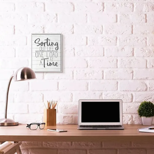 Wall Quotes & Signs-Kirkland's Home Sorting Out Life One Load At A Time Wall Plaque White