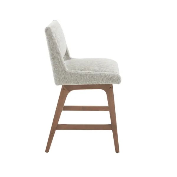Bar Stools & Counter Height Stools-Kirkland's Home Speckled Boomerang Modern Counter Stool Gray
