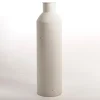 Vases-Kirkland's Home Speckled Metal Floor Vase, 28 In. White