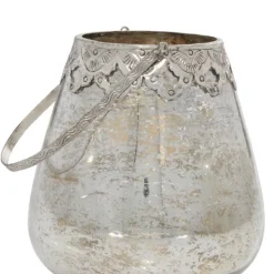 Candle Holders-Kirkland's Home Speckled Votive Candle Holders, Set Of 3 Silver