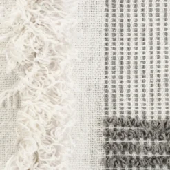 Blankets & Throws-Kirkland's Home Spencer Gray And White Plaid Throw Gray/White