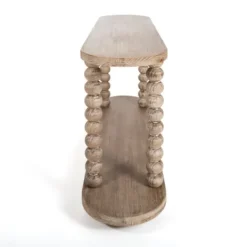 Console Tables-Kirkland's Home Spencer Spindle Legs Console Table Tan