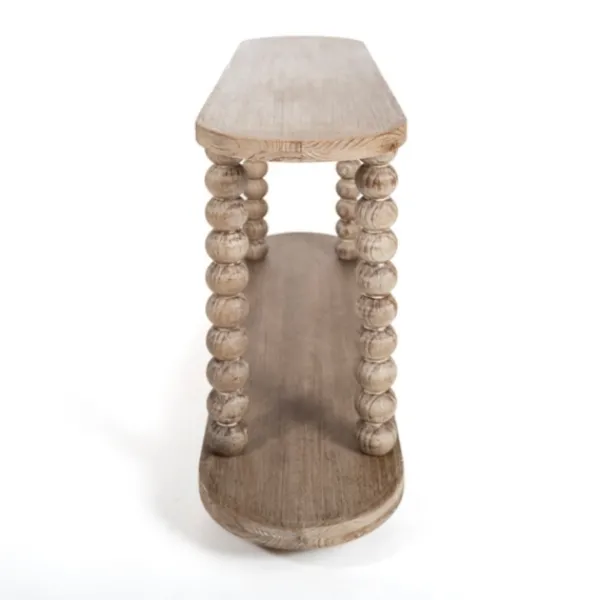 Console Tables-Kirkland's Home Spencer Spindle Legs Console Table Tan