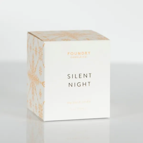 Candles-Kirkland's Home Spiced Chestnut Silent Night Jar Candle White