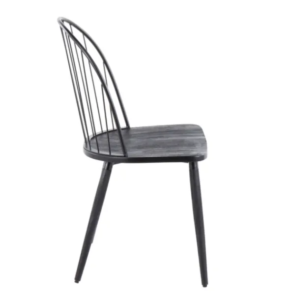 Dining Chairs-Kirkland's Home Spindle High Back Dining Chairs, Set Of 2 Black