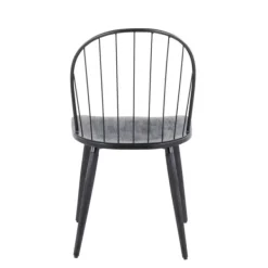 Dining Chairs-Kirkland's Home Spindle High Back Dining Chairs, Set Of 2 Black