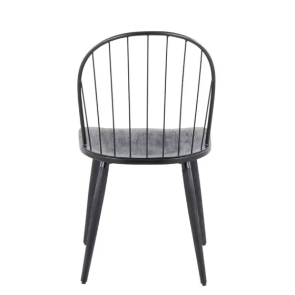 Dining Chairs-Kirkland's Home Spindle High Back Dining Chairs, Set Of 2 Black