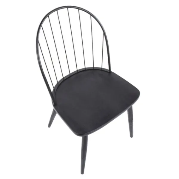Dining Chairs-Kirkland's Home Spindle High Back Dining Chairs, Set Of 2 Black