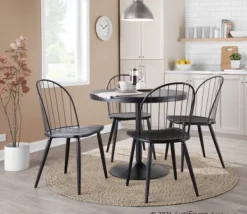 Dining Chairs-Kirkland's Home Spindle High Back Dining Chairs, Set Of 2 Black