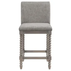 Bar Stools & Counter Height Stools-Kirkland's Home Spindle Legs Counter Stool Gray