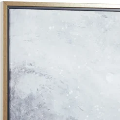 Canvas Art-Kirkland's Home Splatter Abstract Framed Canvas Art Print Black