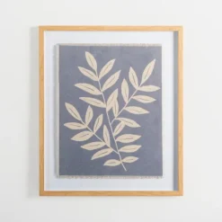 Framed Art-Kirkland's Home Spring Foliage Framed Art Print Blue