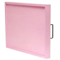 Decorative Trays-Kirkland's Home Spring Has Sprung Wood Tray Pink