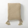 Blankets & Throws-Kirkland's Home Spring Knit Throw Blanket Tan