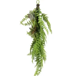 Wreaths-Kirkland's Home Spring Succulents Teardrop Swag Green