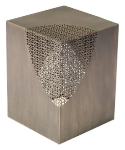Accent & End Tables-Kirkland's Home Square Antique Gold Metal Accent Table