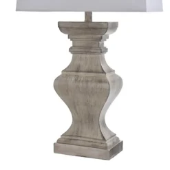 Table Lamps-Kirkland's Home Square Candlestick Table Lamp Ivory