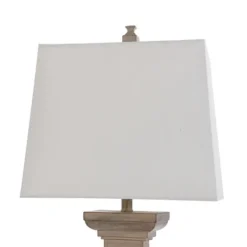 Table Lamps-Kirkland's Home Square Candlestick Table Lamp Tan
