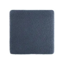 Benches & Ottomans-Kirkland's Home Square Sherpa Upholstered Storage Ottoman Blue