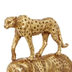 Statues & Figurines-Kirkland's Home Stacked Animals Statue Gold