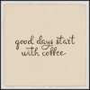 Wall Quotes & Signs-Kirkland's Home Start With Coffee Framed Wall Plaque Tan/Brown
