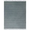 Blankets & Throws-Kirkland's Home Steel Woven Stripes Cotton Throw Gray
