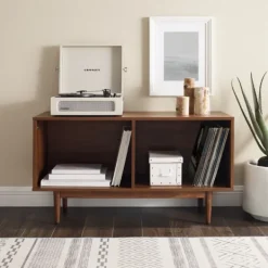 Console Tables-Kirkland's Home Stephen Medium Modern Wood Console Table