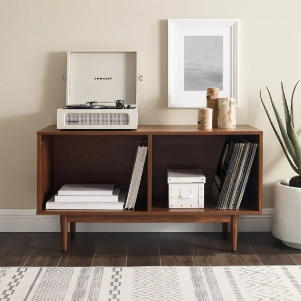 Console Tables-Kirkland's Home Stephen Medium Modern Wood Console Table