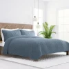 Quilts-Kirkland's Home Stitched Diamond 3-Pc. King Quilt Set Blue