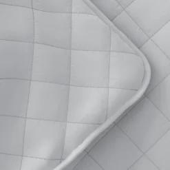 Quilts-Kirkland's Home Stitched Diamond 3-Pc. Queen Quilt Set Gray