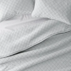 Quilts-Kirkland's Home Stitched Diamond 2-Pc. Twin Quilt Set Gray
