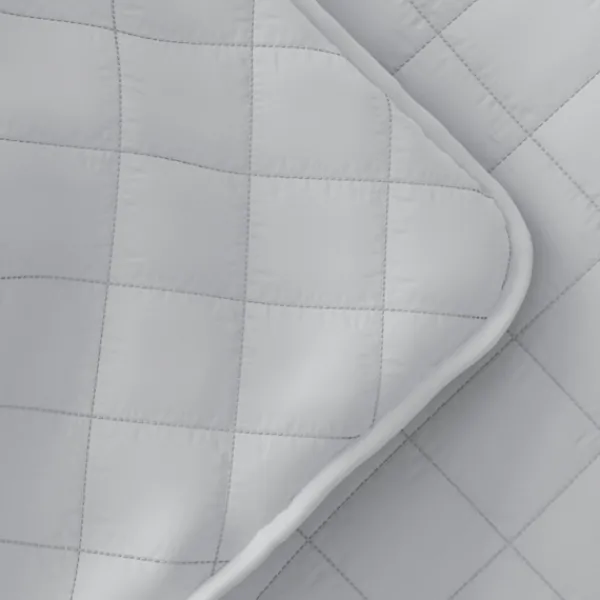 Quilts-Kirkland's Home Stitched Diamond 2-Pc. Twin Quilt Set Gray