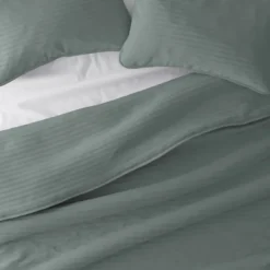Quilts-Kirkland's Home Stitched Stripes 2-Pc. Twin Quilt Set Green