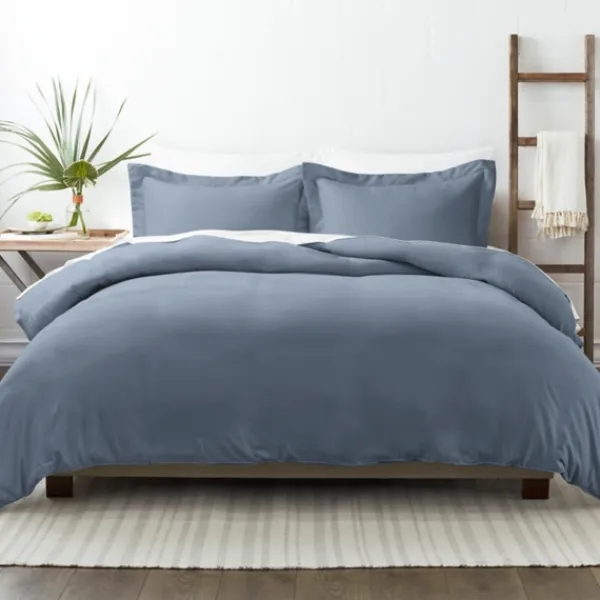 Duvets-Kirkland's Home Stone 3-Pc. King Duvet Cover Set Blue