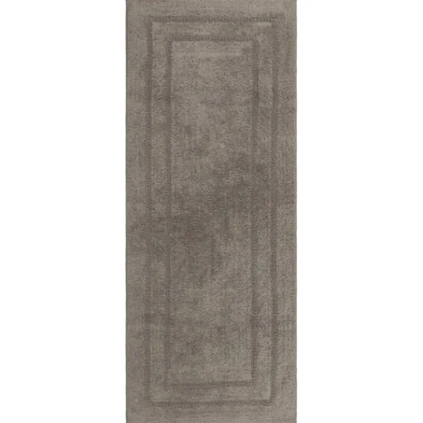 Bathroom Rugs-Kirkland's Home Stone Plush Reversible Cotton Bath Mat, 60 In. Gray