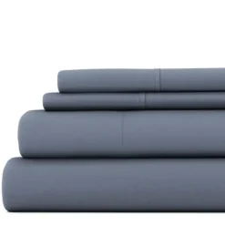 Bed Sheets-Kirkland's Home Stone Ultra Soft 4-Pc. Full Sheet Set Gray