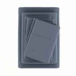 Bed Sheets-Kirkland's Home Stone Ultra Soft 4-Pc. Twin Xl Sheet Set Gray