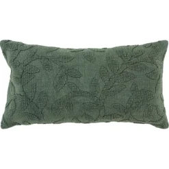 Pillows-Kirkland's Home Stonewash Botanical Pillow Green