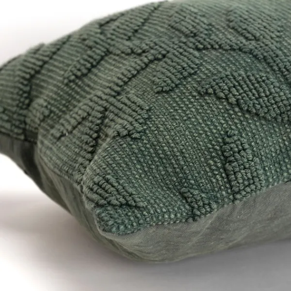 Pillows-Kirkland's Home Stonewash Botanical Pillow Green